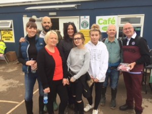 Jefferies Solicitors employees after taking part in Winter Welly Walk